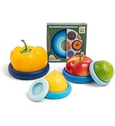 Food Huggers 5pc Reusable Silicone Food Savers | BPA Free | Plastic Free Food Storage | Dishwashe...
