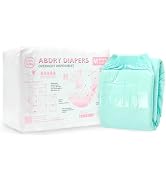 Littleforbig Adjustable Tapes Adult Diaper 10 Pieces - ABDry Ultra Absorbent Diapers Green (Mediu...