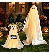 Halloween Decorations Outdoor - Spooky Ghost Dog Halloween Decor Indoor for Party Decorations and...