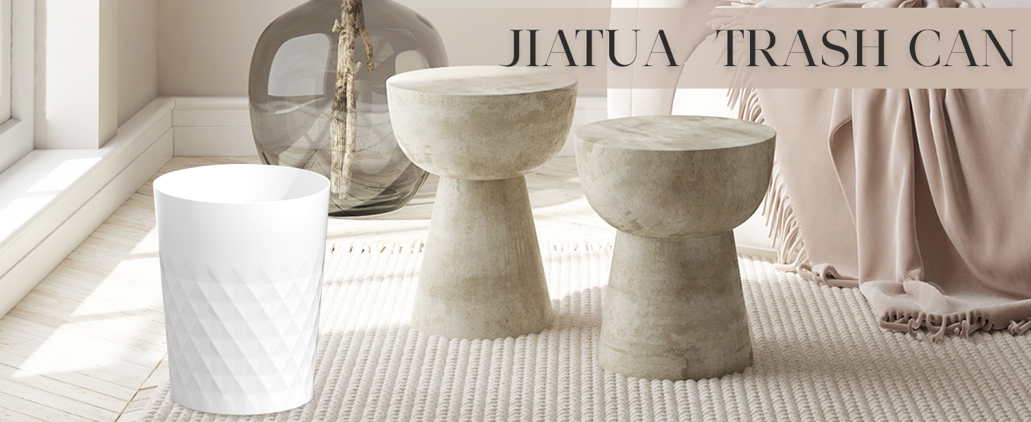 JiatuA 3 Pack Small Trash Can with Trash Bags