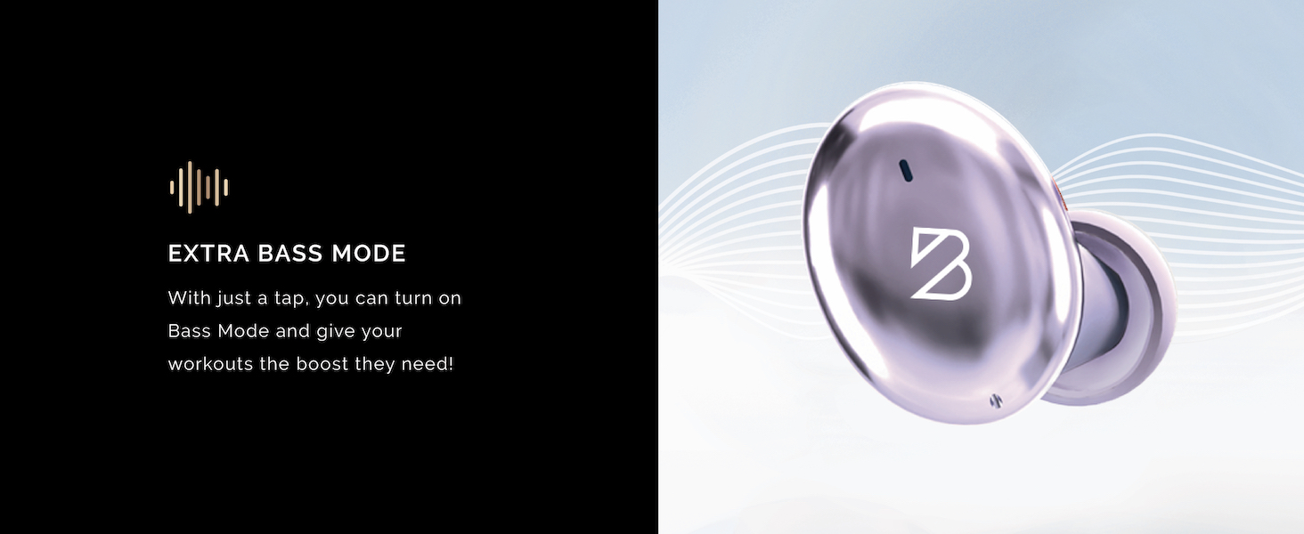 bass earbuds wireless purple wireless earbuds in ear bluetooth headphones workout headphones women