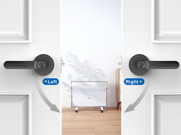 FD01 Black Left-Right Handed Doors