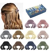 Small Hair Clips for Women Girls Kids, Tiny Hair Claw Clips for Thin/Medium Thick Hair, 1.5 Inch ...