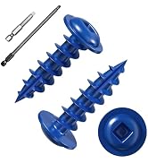 Wensilon (Blue) Pocket Hole Screws # 8 * 3/4 "190pcs 1lbs Square Hole Wood Screws and Round Head ...