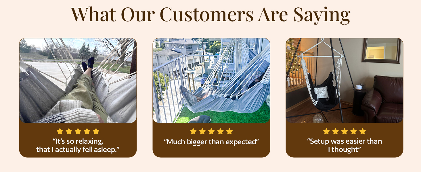 Outdoor and Indoor Hammock Chair Reviews
