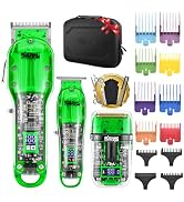 DSP 3-in-1 Hair Clipper Trimmer Shaver Kit for Men, Travel Case Cordless | LED Display, Professio...