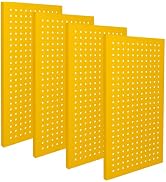 Metal Peg Board Panels for Workbench, Shop, Shed Modular Peg Board Organizer Board Kit, pegboard ...