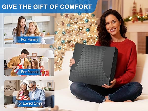 A thoughtful gift for family and friends, this car seat lumbar support adds everyday comfort.