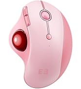 seenda Wireless Trackball Mouse, Bluetooth Ergonomic Rollerball - Rechargeable Multi-Device USB/B...