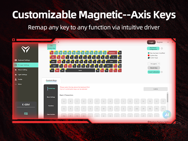 customizable 60% percent keyboard