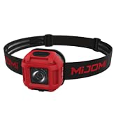 MIJOMI Mini Rechargeable Headlamp, 320 Lumen, IPX4 Waterproof, 3 Modes with Adjustable Headstrap ...