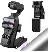 AMAZEAR Magnetic Mount Stand Compatible with DJI Osmo Pocket 4P/4/3/Xtra Muse, Pocket4 Accessorie...