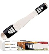 Performore Adjustable Measuring Spoon with Double End Adjustable Scale, 9 Stalls All in One Measu...