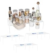 DPZM Expandable Storage Shelf, Pantry Organizers and Storage, Adjustable Rustproof Metal Wire Spi...