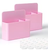noonebutyou 2 Pcs Magnetic Marker Holder Dry Erase Marker Holder Wall Mount Self Adhesive Pen Hol...