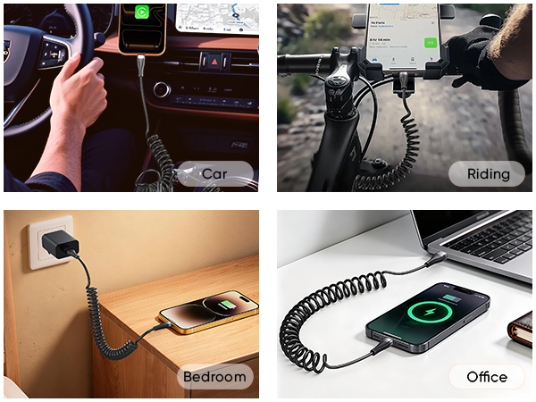 usb c cable coiled