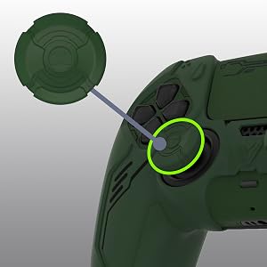 PlayVital Guardian Edition Ergonomic Soft Controller Silicone Case Grips for ps5