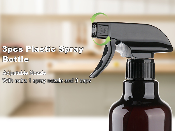 empty spray bottles plastic