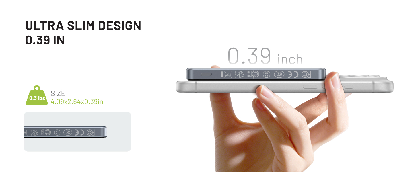 Omnibar Ultra Slim Magsafe Power Bank 5000mAh