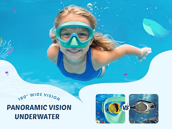 DK06 kids goggles with nose cover