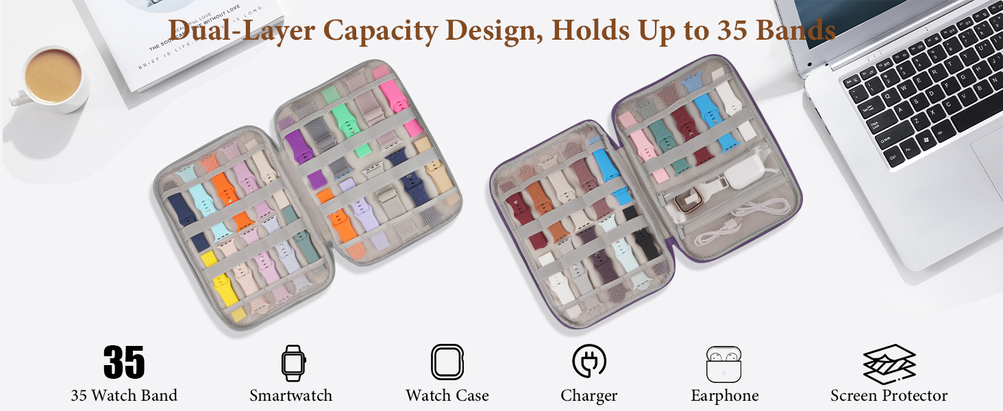 watch band case organizer