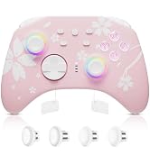 Mytrix Wireless Pro Controller, Hall Effect Bluetooth Controllers for Nintendo Switch/PC/Steam/iP...
