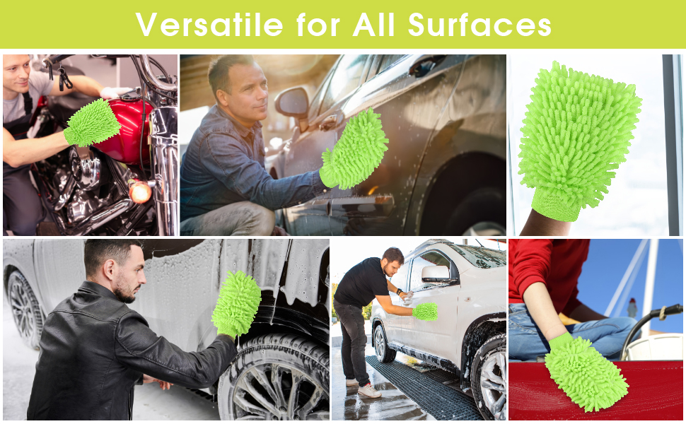 wash mitts for car washing
