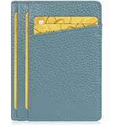 Unaone Slim Minimalist Wallet - Premium Leather RFID Blocking Front Pocket Wallets with 8 Card Sl...