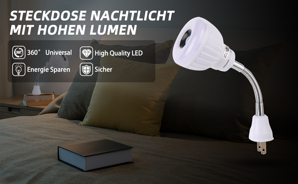 PLUG IN MOTION SENSOR NIGHT LIGHT