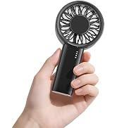 HandFan High Speed Handheld Mini Fan, Small Pocket Design Personal Fans Portable Rechargeable, 5 ...