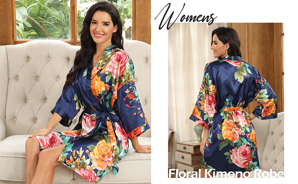 floral robe