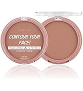 Natural Matte Warm Brown Cream Contour Palette – Lightweight, Blendable Monochrome Powder Base fo...