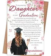 gerdiny Daughter Graduation Card, High School & College Graduation Cards for Daughter, Congrats G...
