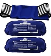 Ice Pack (3-Piece Set) – Reusable Hot and Cold Therapy Gel Wrap Support Injury Recovery, Alleviat...