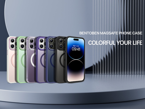 BENTOBEN Magnetic Design iPhone 13 Pro Max Phone Case