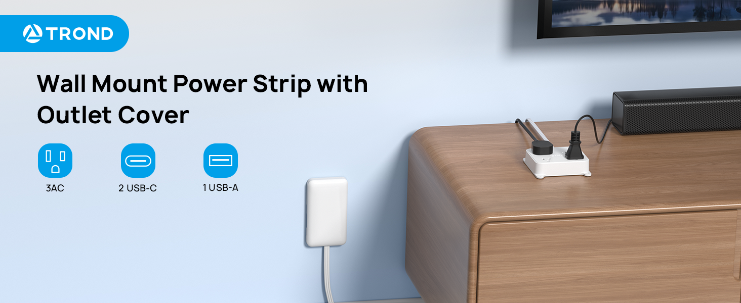 wall mount power strip