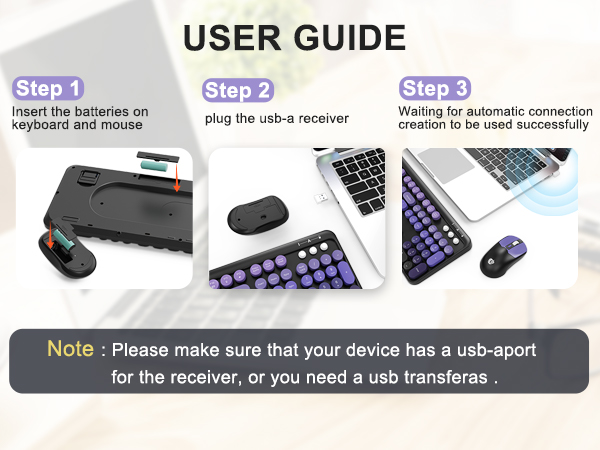 Wireless Keyboard and Mouse