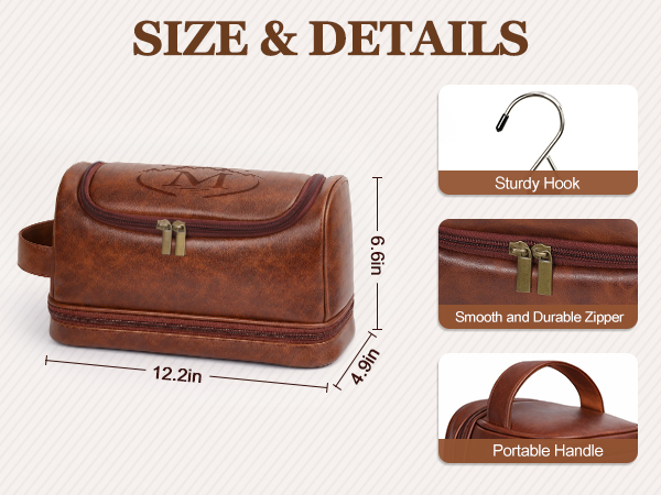 Men’s Hanging Toiletry Travel Organizer Bag