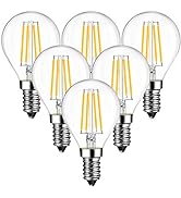 ANWIO G45 LED Globe Filament Bulb E12 Screw Base Dimmable 4.5W(60W Equivalent) 2700K Warm White C...