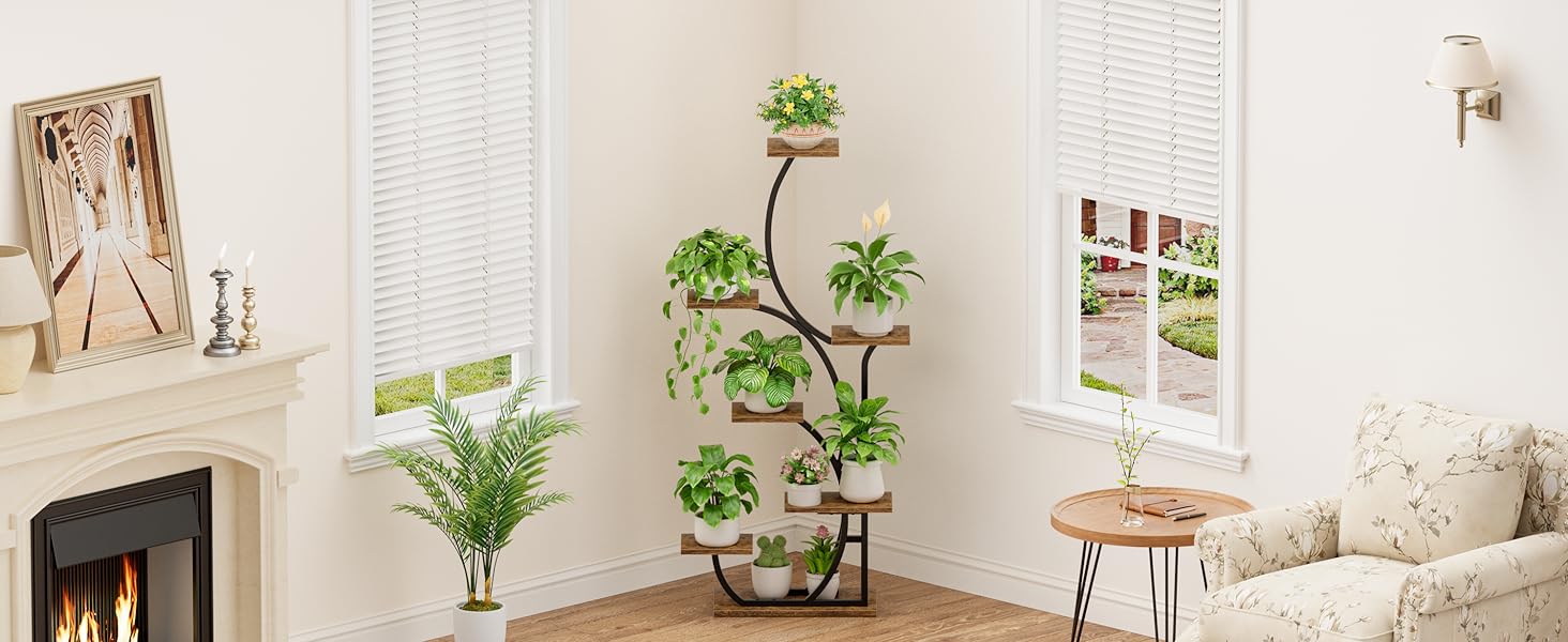 Plant Stand Indoor with Grow Lights