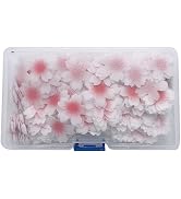 100Pcs Edible Flower Cupcake Decoration Glutinous Rice Paper Water Wedding Cake Birthday Party Ba...