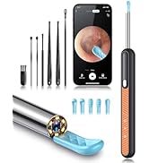 Ear Wax Removal Tool Camera, Ear Cleaner with 1080P Camera, Earwax Removal Cleaning Kit with 6 Ea...