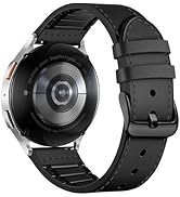 Adorve Leather Bands Compatible with Samsung Galaxy Watch 7 Band/Galaxy Watch 6 Band 40mm 44mm, W...