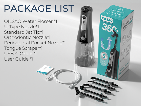 cordless water flosser