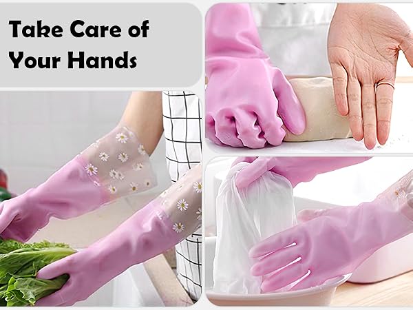 dishwashing gloves large cleaning gloves kitchen gloves for washing dishes