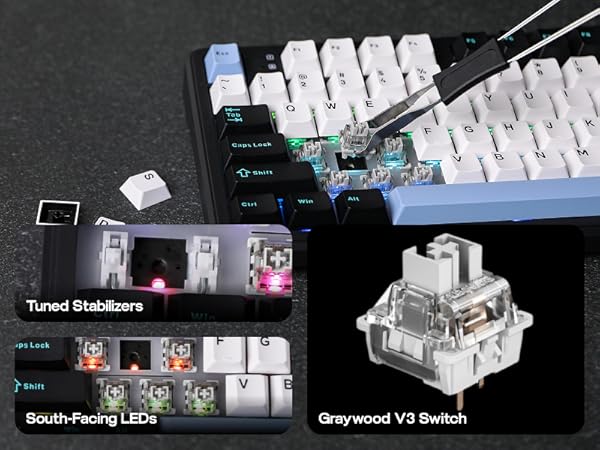 AULA F108 Wireless Gaming Kyeboard