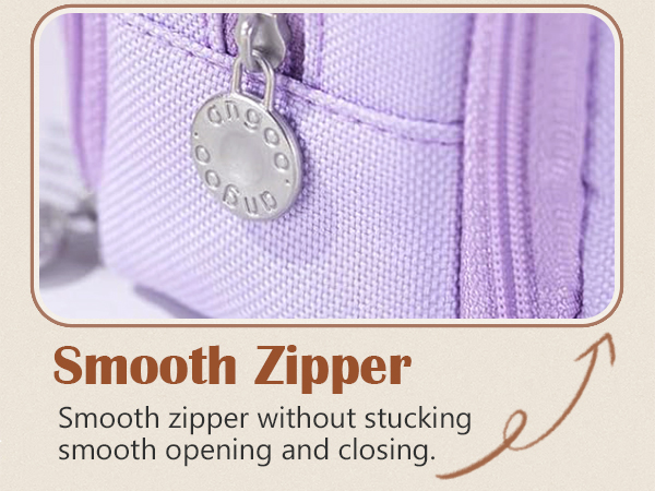 smooth zippers