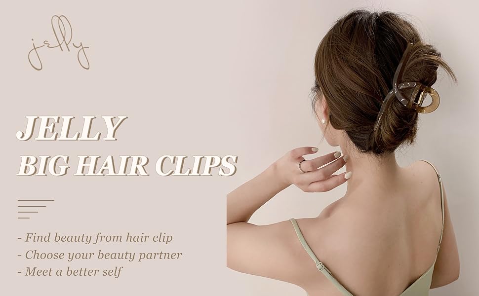 jelly hair clip