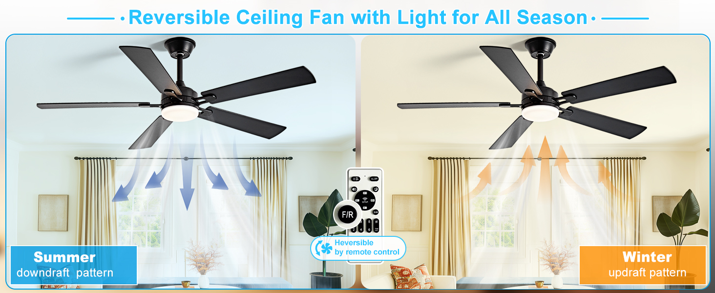 Reversible Ceiling Fan
