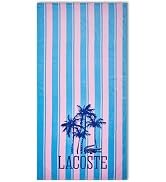 Lacoste 100% Cotton Large Beach Towel, Ultra-Absorbent & Fast-Drying, Machine Washable, Palm Tree...